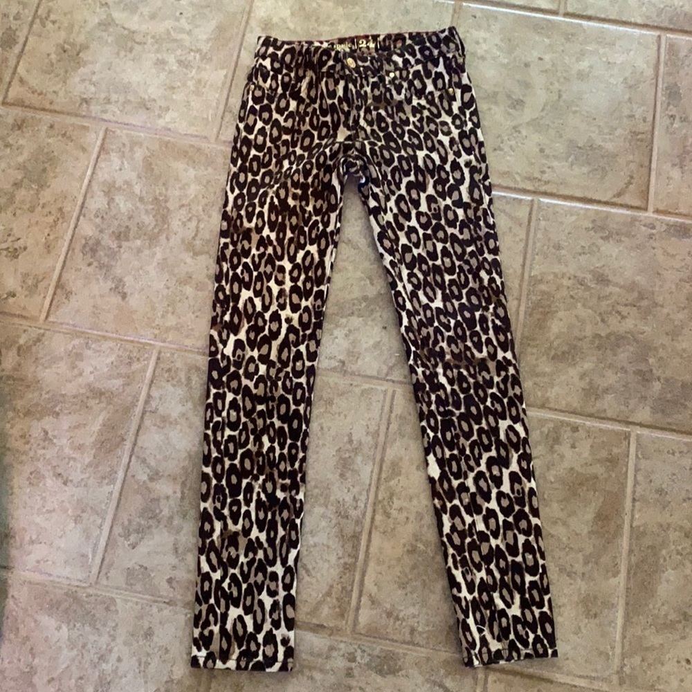 Kate Spade Broome Street Leopard print Jeans